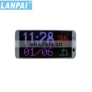 Factroy Prices P4 Indoor sleeping room electronic time date displays