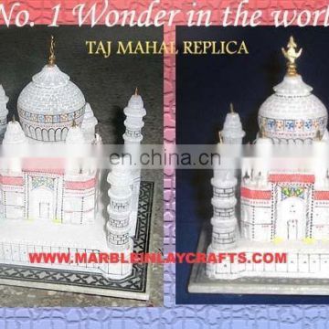 Hand Carved Decorative Taj Mahal Model Showpiece