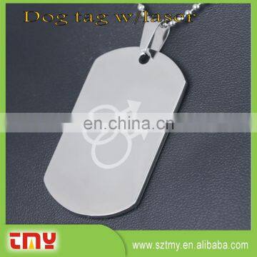 Custom Laser Brand Logo Metal Dog Tag China,Cheap Blank Dog Tag Wholesale ,Military Engraved Zin Dog Tag photo-3