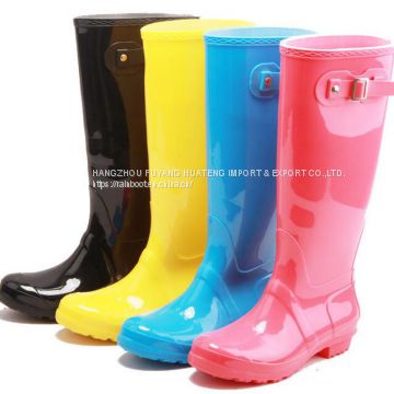 Various Colour Women Rain boots,New fashion Women rain boots,Popular Style Lady PVC boots, Hi-Q rain boots