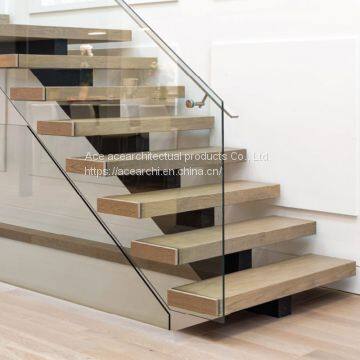 Modern simple design indoor models of stairs for second floor with mono stringer