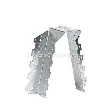 Galvanized steel building material timber connector joist hanger