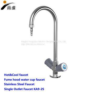 China laboratory faucets-Hot&Cool faucets-Single Outlet Faucet-Stainless Steel faucet