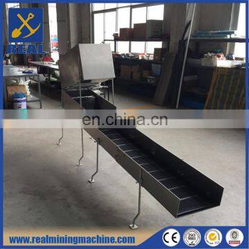 Small Portable Gold Sluice Box With Rubber Mat High Recovery