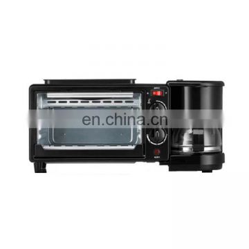 2019 hot sale kitchenware3in1breakfastmakermachine/coffee toaster oven with reasonable price