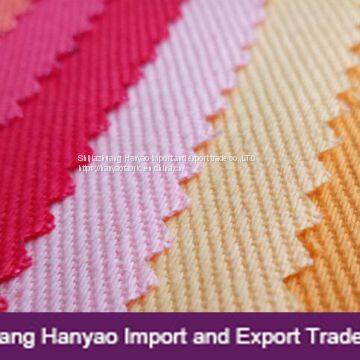 Yarn Card Dyed Drill Woven Fabric 100% Cotton 16x12 108x56 for Workwear Uniform