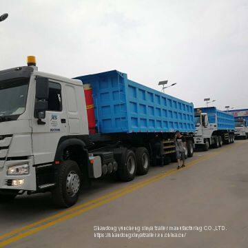 High Strength 3axles Tipper Dumper Dump Truck Semi Trailer