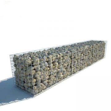 Architectural welded mesh gabions / galvanized welded gabions for landscape