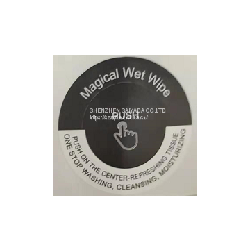 Push clean Magic wet wipes tissue