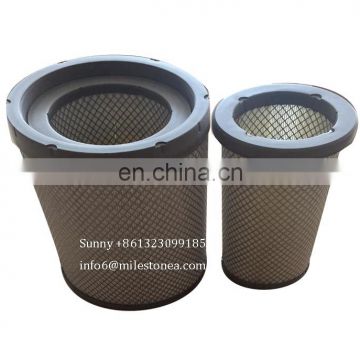 Manufacturer engine air filter AF26557 AF26558 for truck