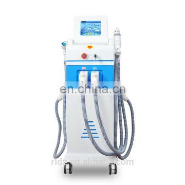 4 in 1 e-light ipl rf skincare shr epilator equipment with q switch nd yag laser tattoo removal system