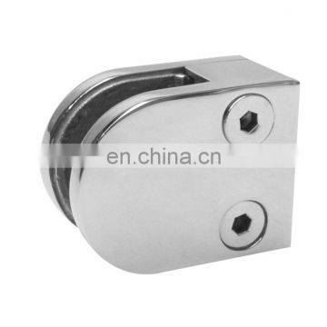 Factory Direct sale Casting-Zinc rail clamp stainless steel glass holding clamp