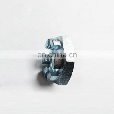 DIN 935 Carbon Steel Grade 8 Yellow Zinc Hexagon SlottednutM10 M12 photo-2