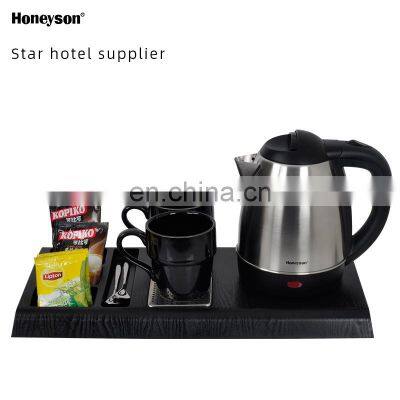 Honeyson hotel electric  Kettle Tray Set  smart CE CB G-H1202