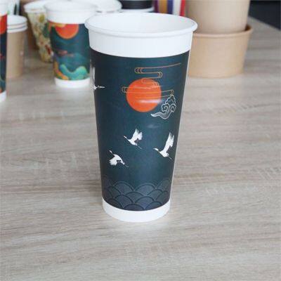 Recyclable colourful large capacity beverage cups