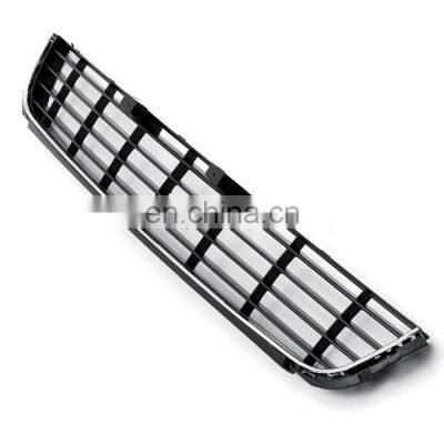 Car Front Bumper Lower Center Grille Panel Chrome Trim For VW GOLF 6 MK6 VI 2009-2013