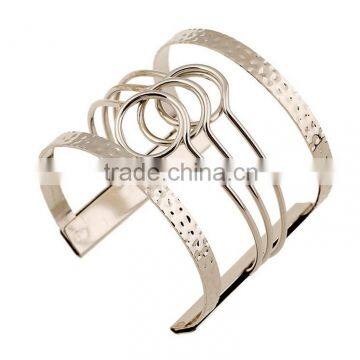 Best selling Trilayer circle Bracelet pulsera Gold and silver Color with best price