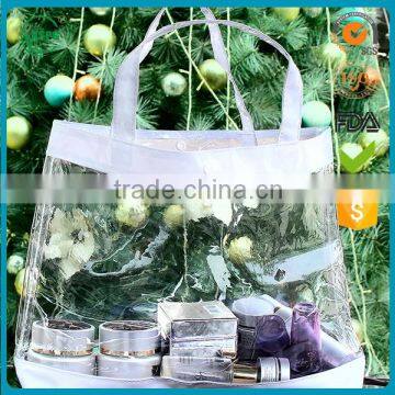 Custom Transparent Plastic Pvc Reseable Carry Handle Bag/Bags photo-3