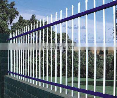 Wholesale Powder Coated Decorative Wrought Iron Fence Wall Zinc Steel Fence photo-2