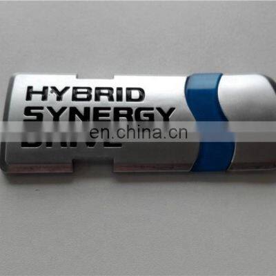 Plastic Custom Chrome Letter Car Body Decoration Hybrid Synergy Drive Rear Emblem