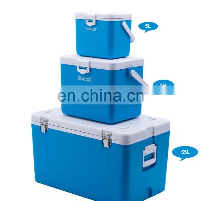 Kbcool Combos Ice Box 5L 15L 55L Plastic Portable Outdoor Camping Ice Chest Cooler Medical Vaccine Transport Cooler Box