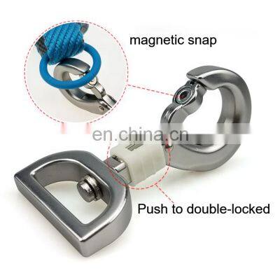 New Design Custom Print Logo Lock Hook a Integrated Dog Leash Rope Dog Leash Nylon Dog Collar and Leash Set photo-3