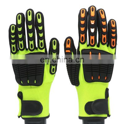 Excellent Grip Sandy Nitrile Coated Cut&Impact Resistant Gloves Oilfield Gloves