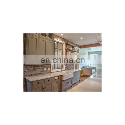 Modern Custom Commercial Shaker Solid Wood Design Kitchen Cabinets