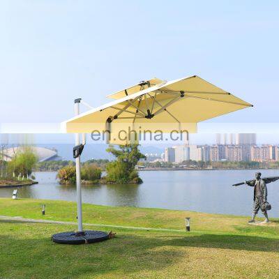 Outdoor Garden furniture Pool Resort beach aluminum Patio umbrellas parasol