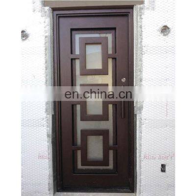 Sliding Double Door Iron Grill Design Wrought Iron Main Gate photo-3