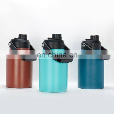 2021 Hot Selling Unbreakable Stainless Steel Water Bottle Hot Cold 304 Big Vacuum Flask photo-5