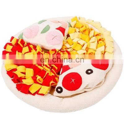 Best Quality Hot Sale Favorable Price Feeding Pads Pizza Wooly Pet Snuffle Mat Dogs