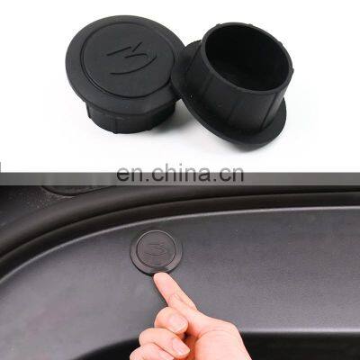 New Design Car External Decoration For Tesla Wheel Rim Black Front Trunk Screw Cover Kit Model 3 photo-5