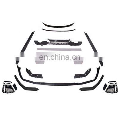 2020 G20 MP STYLE body kit WITH IMAGES Car Front Bumper Lip Spoiler Splitter Diffuser for bmw G20 3 SERIES G28 m performance kit