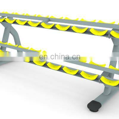 Commercial Gym Fitness Equipment Supplier Asj DS025 2 Layer Dumbbell Rack Wholesaler Price photo-2