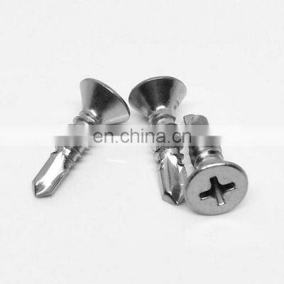 stainless steel  Cross Recessed Truss Head Self Drilling Self Tapping Tail Screw