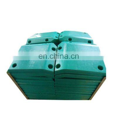 Plastic wear pad for fender/UHMWPE marine fender face/marine rubber fender pad