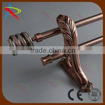 Fancy double Algeria market hot sell curtain rods/poles