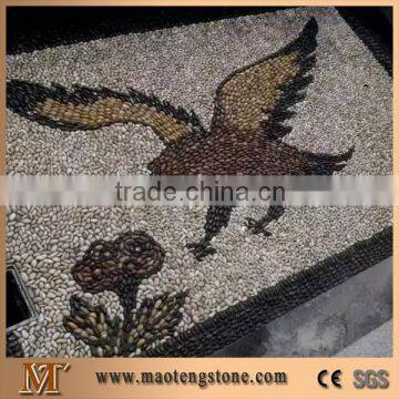 River stone mosaic,river pebble mosaic,pebble mosaic