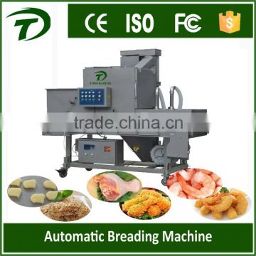 breaded crinkle cut zucchini sticks slices breading machine