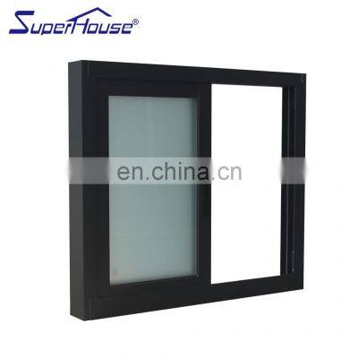 Top Manufacturer Brand NFRC Hurricane Proof Aluminum Sliding Window Miami Bahamas Project Tender Coastal Impact Glass Windows