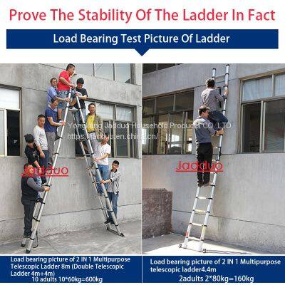 2 IN 1 Multipurpose Telescopic Ladder photo-2