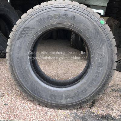 Dongfeng Double Star 11R18 12.5R20 12.5R20 Gun Truck Tire Dongfeng 2082 EQ2102 Model