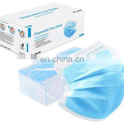 2020 popular 3ply adult civilian breathable earloop face mask