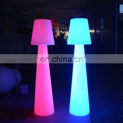 LED floor lamps for living room /Remotely control other bar furniture 16 colors led lighting garden plastic led lamps home decor