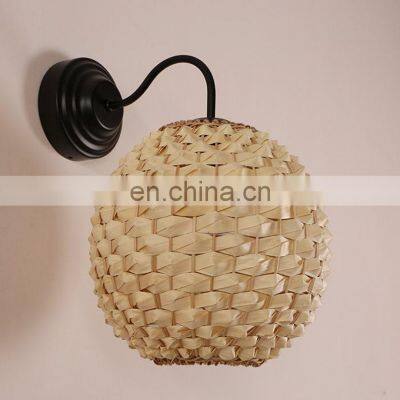 Best Seller Woven Palm Leaf Sconce,  Bamboo Light Sconce