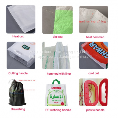 china products customized plastic rice packaging bags