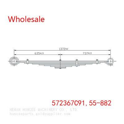 572367C91, 55-882 Heavy Duty Vehicle Front Wheel Spring Arm Leaf Spring Wholesale for Navistar