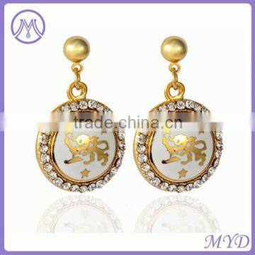 Drop Pendant Earrings Enamel Jewelry Earrings photo-3