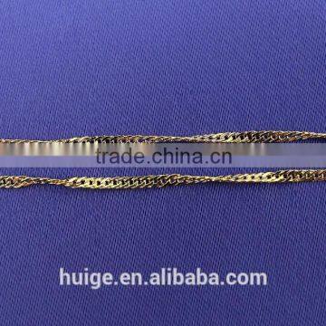 2015 Yiwu Jewellery Hot Sales Brass Chain Gold Plated Fashion Pendant Necklace photo-5